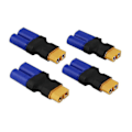 Miniatyrbilde 1 av 3: 4 stk. Hunn Xt60 til Hann Ec5 Adapter, Hann Ec5 til Hunn Xt60 Koblingsadapter Uten Ledninger Rc Lipo Batterikontakter-CE db
