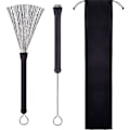 Pikkukuva 1 / 5: Retractable Drum Brushes With Rubber Handles For Jazz Drumming
