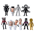 Miniatyrbild 1 av 5: Skibidi Toalett Man Kamera Figur Tv Man Högtalare Modell Kameraman Actionfigurer Julgåva Db F