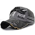 Miniatyrbillede 1 af 5: Unisex Retro Baseball Cap Bomuldsblandet Motorcykel Cap Justerbar [db]