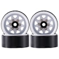 Miniatyrbilde 1 av 5: 1 In Beadlock Felg Negativ Offset 3.78mm Nav For 1/18 1/24 Rc Crawler Bil Axial Scx24 Ax24 Trx4m Fcx24,6