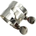 Pikkukuva 1 / 3: Sax Metal Ligature Clip Saksofonin suukappaleen lisävaruste Saksofonin metalliosa{DB} Silver 3x2.8cm