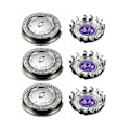 Miniatyrbild 2 av 5: 9 st Ersättningshuvud För Hq3 Hq4 Hq55 Hq56 Hq6900 Hq6868 Hq5812 Hq6874 Blad [DB]
