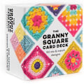 Miniatyrbillede 1 af 5: Granny Square Kortdæk, 50 Mix & Match Designs, Hæklet Sæt, Firkantet Kortdæk Hækling, Granny Square Kort til Hækling og Strikning [db]