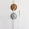 Pikkukuva 2 / 5: Macrame-hatturipustimet Boho-hatturipustimet seinälle Boheemi naisten hattuteline Hat  [dB} white 130cm