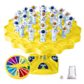Miniatyrbillede 1 af 5: Haloppe 1 sæt interaktiv astronaut balance spil sjovt tidlig læring desktop glat rum puslespil legetøj Db Yellow