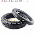 Miniatyrbillede 5 af 5: 12 1/2x2 1/4 Hjul Dæk 12 Tommer 12 1/2 X 2 1/4 62-203 Dæk Slange Passer Til Mange Benzin Elektriske Scootere Og E-cykel Foldbar Cykel {Db) tyre A