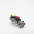Miniatyrbild 5 av 5: 5 ST Kailh Tyst Knapp 6x6x7.3mm Fyrkantig Tyst Mikroswitch Taktil Knapp [Db] Yellow