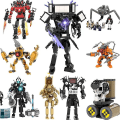 Miniatyrbild 1 av 5: Skibidi Toalett Leksak Byggsten Titans Kameraman Tv Man Kameraman Speakerman Skibidi Toalett Klocka Man Titans Borr Högtalare Db Building Block6