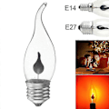 Miniatyrbild 2 av 5: 3W 220V E14/E27 LED Simuleringsflamma Ljuslampa Dekorativ Lampa [DB] 1 E14
