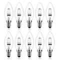 Miniatyrbild 1 av 5: 42w E14 C35 Dimbar Halogenlampa Ac 220-240v Varmvit 2700k E14 Transparent Halogenljuskälla (10st) [DB]