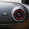 Miniatyrbild 5 av 5: Mini digitalklocka för bilinstrumentpanel, självhäftande elektroniska klockor för fordon med LCD-tid dB