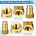 Miniatyrbilde 5 av 5: AC R134A Adapter Hurtigkoblingssett, R134a Tankventil R134a til R22/410a for Airconditionering Ref db