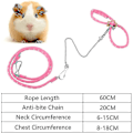 Miniatyrbillede 3 af 5: Pet Hamster Sele - Lille Dyr Sele Reb Justerbar Lille Dyr Snore Til Hamster - XC [db]