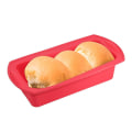 Miniatyrbillede 2 af 3: 2 stk. silikone non-stick kagebrødform DIY bageform køkken bageværktøj Red