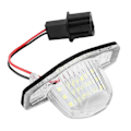 Miniatyrbillede 3 af 3: 2 stk. 18 LED Venstre & Højre Bil Nummerpladelygte til Honda Fit / Jazz 2002-2014 [db]