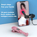 Miniatyrbillede 4 af 4: Automatisk Klikker Tapper Liker Med LED Display Til Mobiltelefon Hurtig Klik Skærm Tapper{ DB} Pink