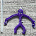 Pikkukuva 2 / 2: DB The New Garten Of Banban Plush Banban Garden Game Around Plush Doll Toy Doll Purple Small Eyes