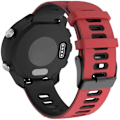 Miniatyrbilde 4 av 4: Silikonklokkearmbånd for Garmin Forerunner 245 {Db} Red Black