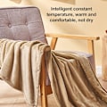 Miniatyrbilde 2 av 4: USB Oppvarmet Teppe Elektrisk Oppvarmingsteppe Poncho Sjal Wrap Kaste-80 x 140cm Nytt {Db} Grey