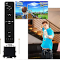 Miniatyrbild 4 av 5: 2 Motion Plus Adapter Sensor för Wii Remote Controller, Motion Plus Adapter Accelerator Ersättning för Wii Motion Plus Adapter-Yvan [db] Black