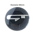 Pikkukuva 4 / 5: 5 kpl Stinger/GT Auton Ohjauspyörän Keskihattu Tarra Tunnus Embleemi Kia [DB] GT