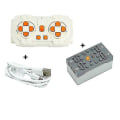 Miniatyrbillede 2 af 5: Tekniske dele Power Functions Motor Multi Tool Servo Togmotor Pf 8293 8883 Model Kompatibel Alle Mærker Byggeklodser-xh Db Remote control kit
