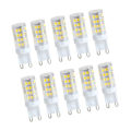 Miniatyrbillede 1 af 3: 10 stk. G9 LED-pærer 5W Blødt lys Energisk 360 graders strålevinkel Udskiftningspærer Varmt lys [DB] White Light 5x1.6cm