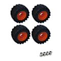 Miniatyrbilde 2 av 5: All Terrain Off Road Skateboard Longboard Hjul Veidempingshjul Dansebrett Rundt (sett med 4 Con-Yvan [DB]