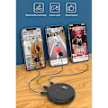 Miniatyrbild 5 av 5: Mobiltelefonsskärm Autoklickare Tyst Anslutningsenhet Fysisk Simulering Fingerklick Enhet Scr [DB]