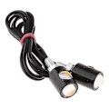 Miniatyrbilde 5 av 5: DB Blinklys Gul For Motorsykler Blinklys Motorsykkel Blinklys 12v Universell Black