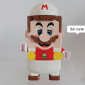 Miniatyrbillede 5 af 5: 4 stk./parti Nye Super  Bros Klodser Luigi Mini Byggeklodser Actionfigur Samlefigurer Legetøj Dukker Børnefødselsdagsgaver4 stk. Ingen Æske Fjernbetjening Db 4pcs no box