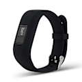 Miniatyrbillede 1 af 5: Til Garmin Vivofit 3 Blød Silikon Urrem Justerbar Udskiftningsrem {db} Black Garmin Vivofit 3