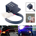 Miniatyrbild 2 av 3: 2st 12V 2-pin LED Blinkrelä LF1-S-PIN för Bilar och Motorcyklar, 0.1W-150W Blinkrelä, Blinkrelä [DB]
