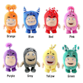 Pikkukuva 3 / 4: DB Pehmolelu Oddbods Piirretty Lelut Nuket Pehmeä Söpö Kuplat Oddbods Pehmolelu Red