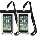 Vandtætte poser - Juce - Universal - Kompatibel med iPhone/Samsung - Sort - Fleksibel[DB] Black