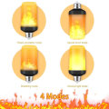 Miniatyrbilde 5 av 5: Emulering Dynamisk Flammeeffekt Pære Ac85v-265v Til Hjemme Flammelampe E26 B22 E27 Kornpære Kreativ [DB] Yellow light E26