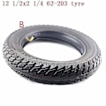 Miniatyrbillede 1 af 5: 12 1/2x2 1/4 Hjul Dæk 12 Tommer 12 1/2 X 2 1/4 62-203 Dæk Slange Passer Til Mange Benzin Elektriske Scootere Og E-cykel Foldbar Cykel {Db) tyre B