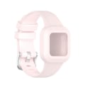Miniatyrbild 1 av 5: En-delad mjuk silikon handledsrem för klockarmband, kompatibel med Garmin Fit Jr3/vivofit Jr.3 Sakura Pink