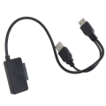 Pikkukuva 3 / 5: Usb 2.0 - 6+7 13-pin Slim-Sata -kaapeli ulkoisella Usb2.0 -virtalähteellä [DB]
