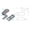 Miniatyrbilde 5 av 5: 10 stk Smart Touch Sensor Skap LED Lys Hengsel Lys db Warm White