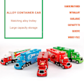 Pikkukuva 3 / 4: Leikkiautot-elokuva The King Chick Hicks Mack Truck Uncle Diecast -ajoneuvojen leikkisetti db red