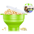 Miniatyrbild 2 av 5: Popcorn Popper, Mikrovågsugnssäker, Silikon Popcorn Maker Och Diskmaskinssäker, Popcorn Skål Och H [DB]