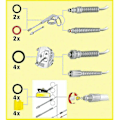 Miniatyrbilde 4 av 5: 2.640-729.0 For Karcher K2 K3 K4 K5 K6 K7 Trykkvasker Dyse O-Ring Tetningssett