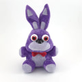 Miniatyrbilde 1 av 3: Fem netter på Freddy Fnaf søte plysjleker spilldukke 18 cm Bonnie Bear Foxy tegneserie utstoppede dukker Freddy leker for barn gaver [DB] 25cm Big Purple Rabbit 130g