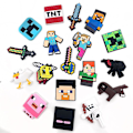 Pikkukuva 2 / 5: 18 kpl Minecraft-sarjan kenkäkoristetta DIY-tukikohdan sandaaleille, koristekenkien tarvikkeet, juhlalahjat {DB}