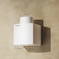 Miniatyrbild 4 av 5: Tandborste Sanitizer Desinfektionsbox Förvaringshållare (vit, Svart, 2 st)  [dB}