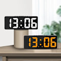 Miniatyrbilde 5 av 5: 1 stk. Digital elektronisk alarmklokke, multifunksjonell LED-alarmklokke, klokke med temperaturvisning, slumremodus, egnet for soverom [DB]