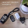 Miniatyrbillede 2 af 5: 4 STK Sort Hvid Nøgle Locator, Bluetooth Tracker til Nøgler Kæledyr Punge og Skoletaske, Nøglefinder Smart Trackere [db] BlackWhite