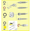 Miniatyrbild 4 av 5: 20 st Karcher K2 K3 K4 K5 K6 K7 Tätningsbricka O-ring O-ring 2.640-729.0 [DB]